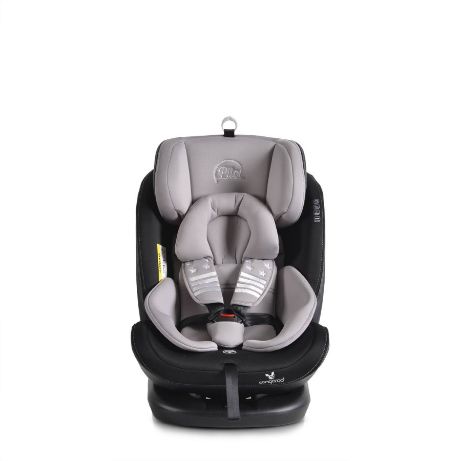 Стол за кола с Isofix система Pilot 360° сив