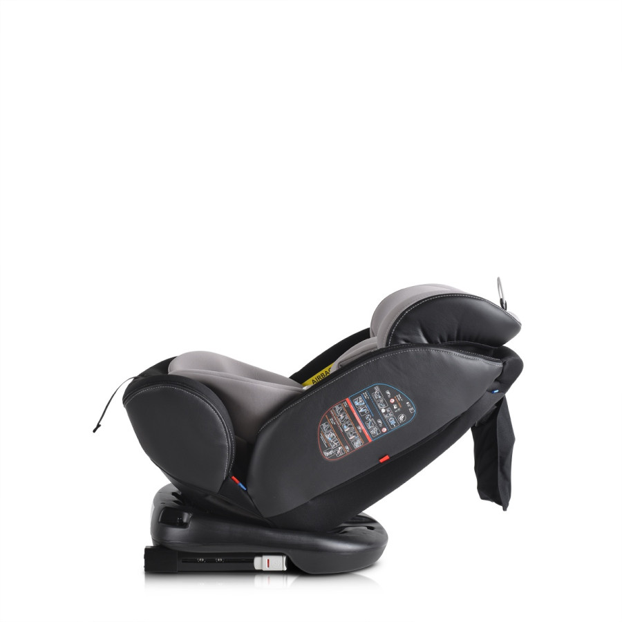Стол за кола с Isofix система Pilot 360° сив