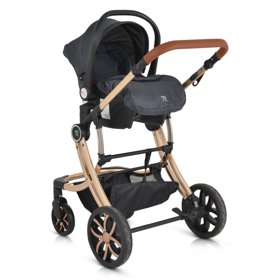 Стол за кола Trio I-SIZE 40-87см сив