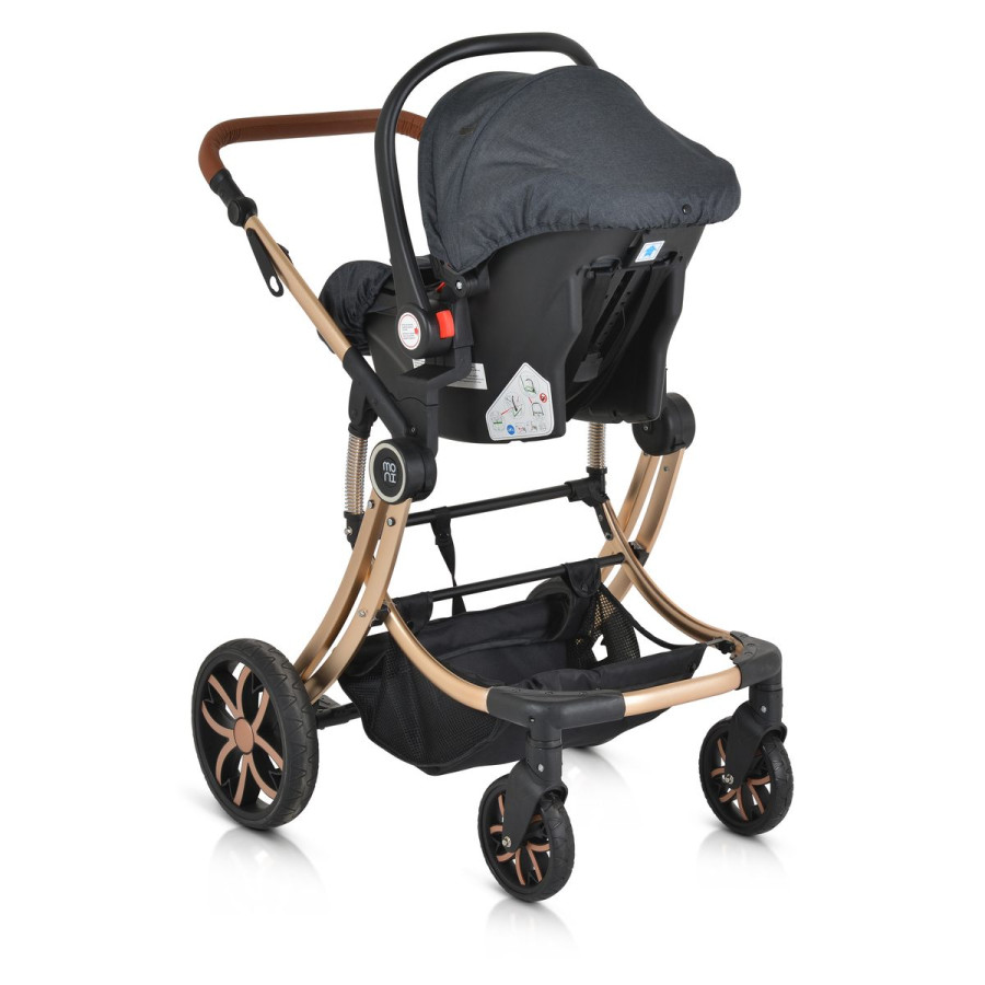 Стол за кола Trio I-SIZE 40-87см сив