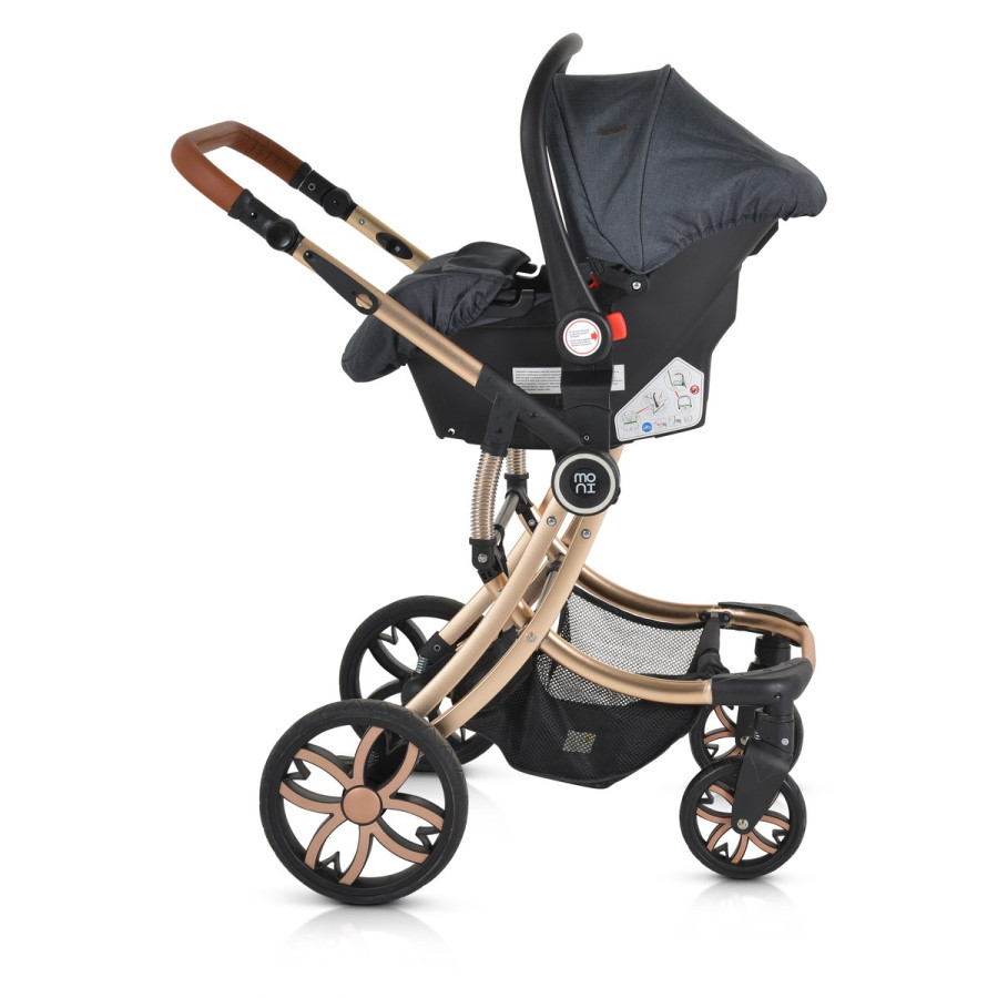 Стол за кола Trio I-SIZE 40-87см сив