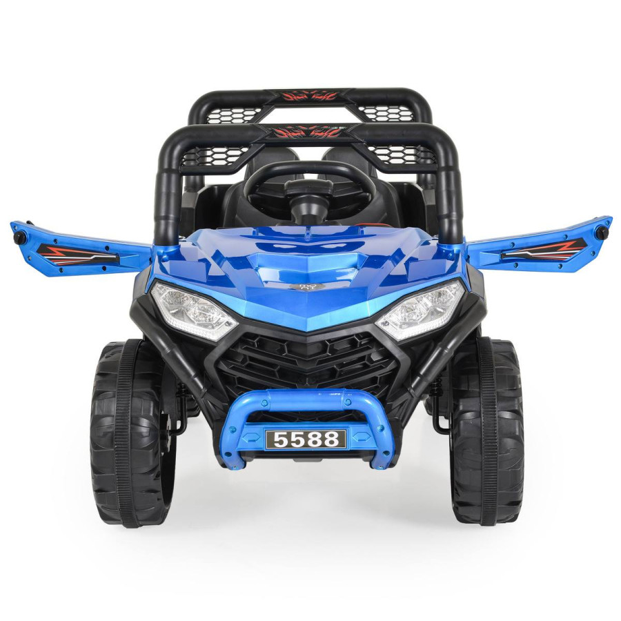 Акумулаторен джип 5588 Fast UTV металик син