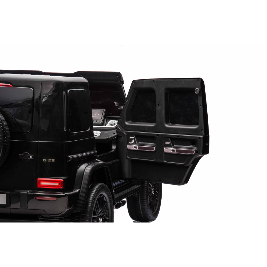 Акумулаторен джип Mercedes G63 4x4 металиково черен