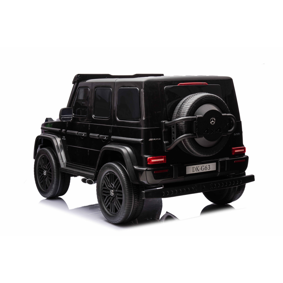 Акумулаторен джип Mercedes G63 4x4 металиково черен