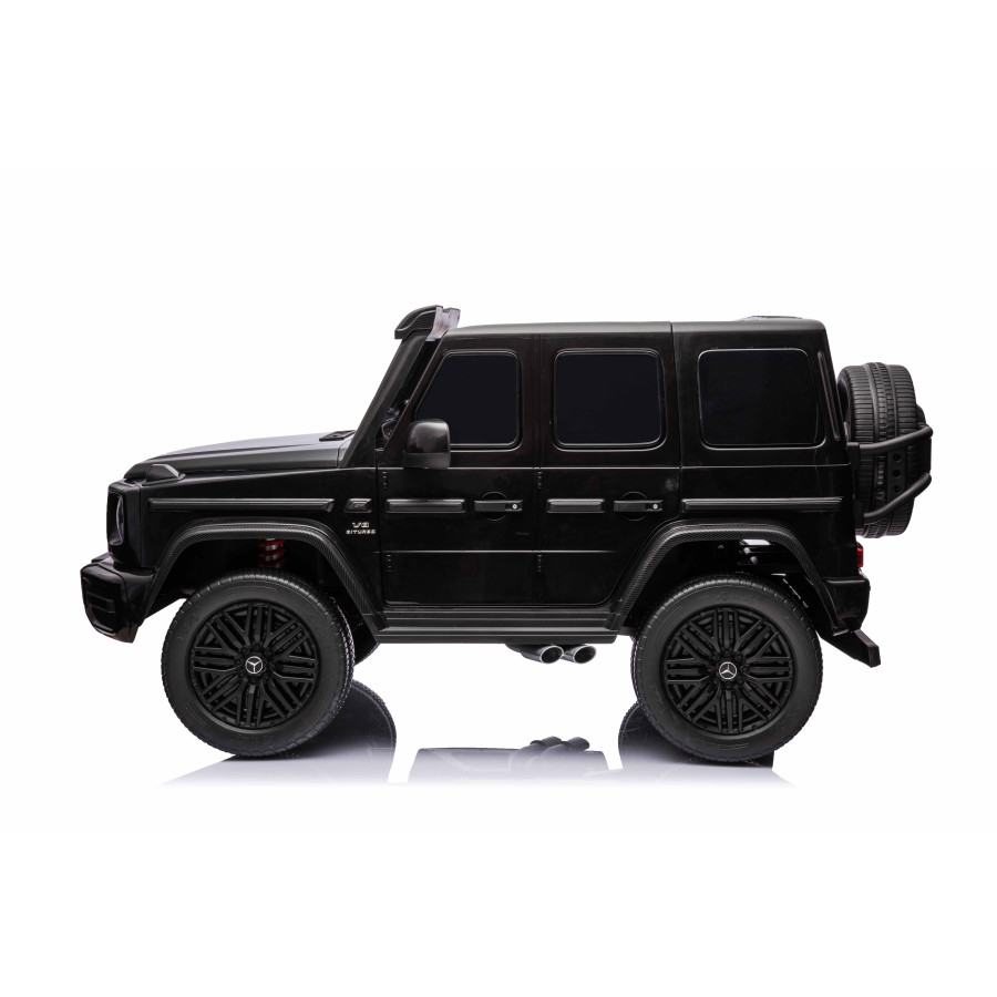 Акумулаторен джип Mercedes G63 4x4 металиково черен