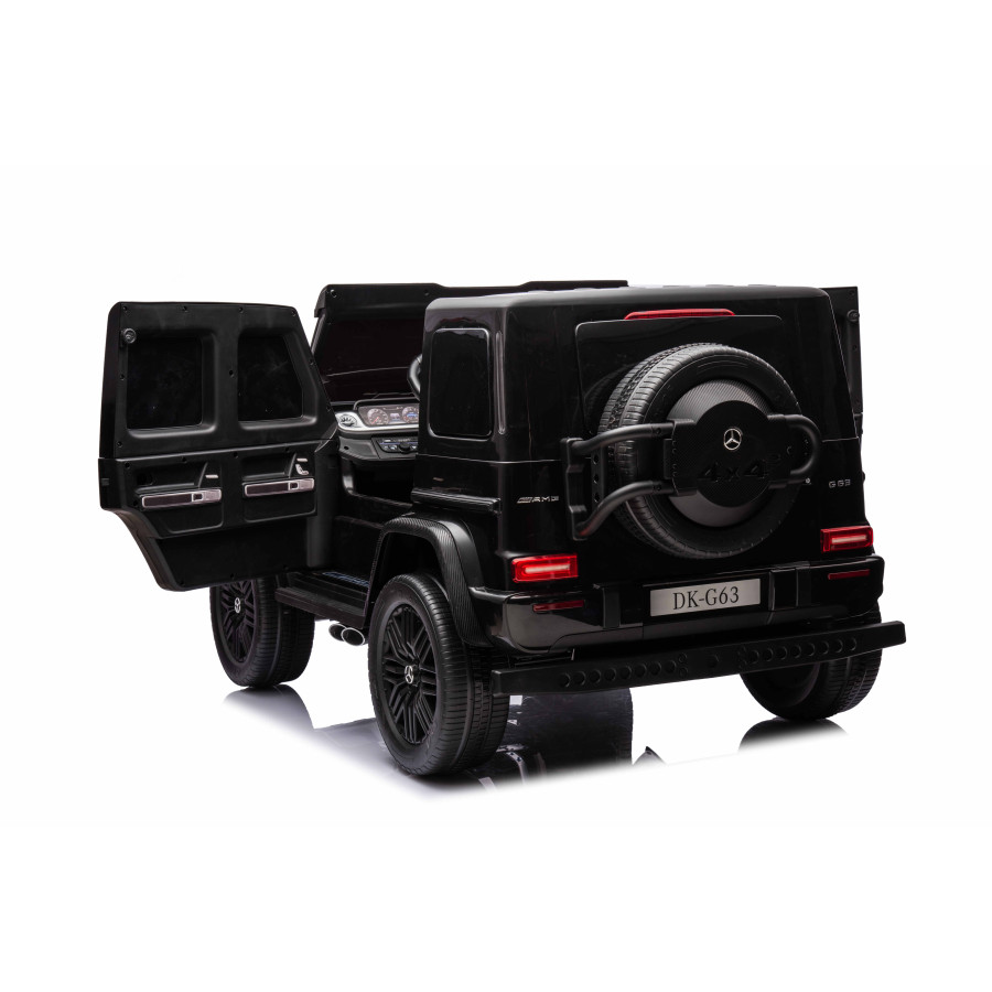 Акумулаторен джип Mercedes G63 4x4 металиково черен