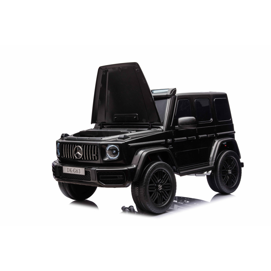 Акумулаторен джип Mercedes G63 4x4 металиково черен