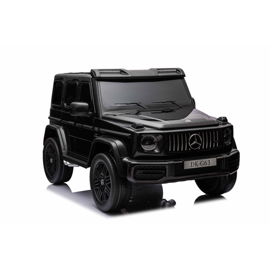 Акумулаторен джип Mercedes G63 4x4 металиково черен