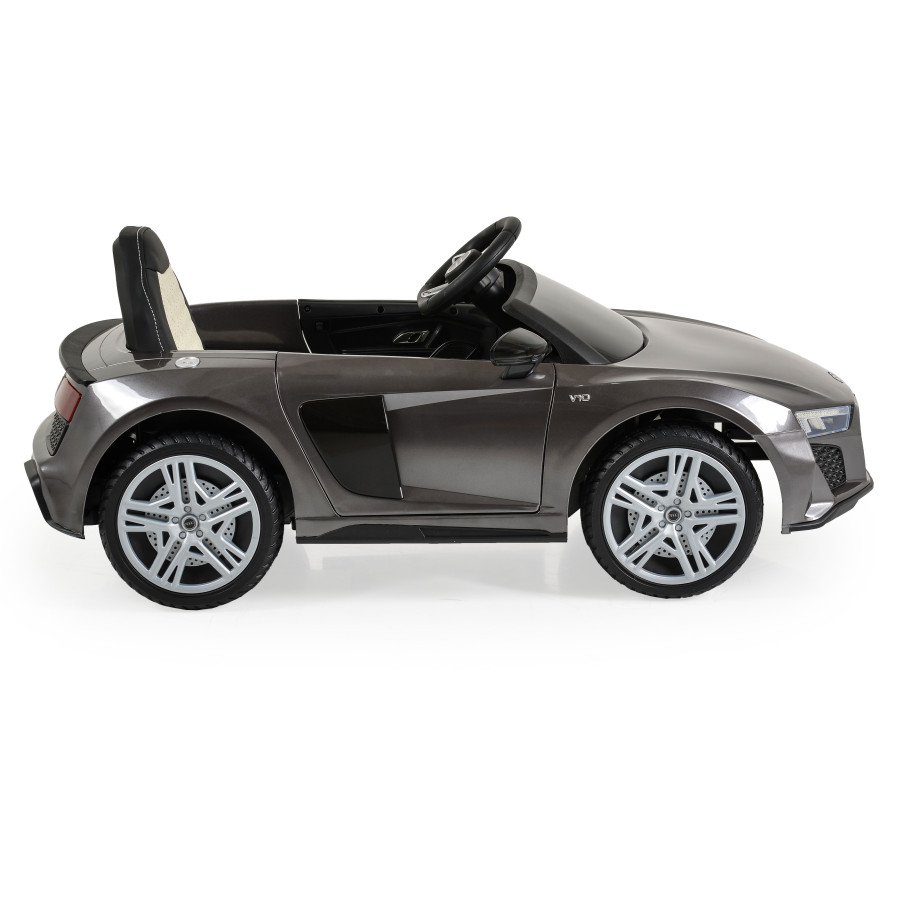 Акумулаторна кола Audi R8 Spyder металик сив