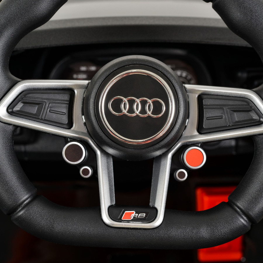 Акумулаторна кола Audi R8 Spyder металик сив