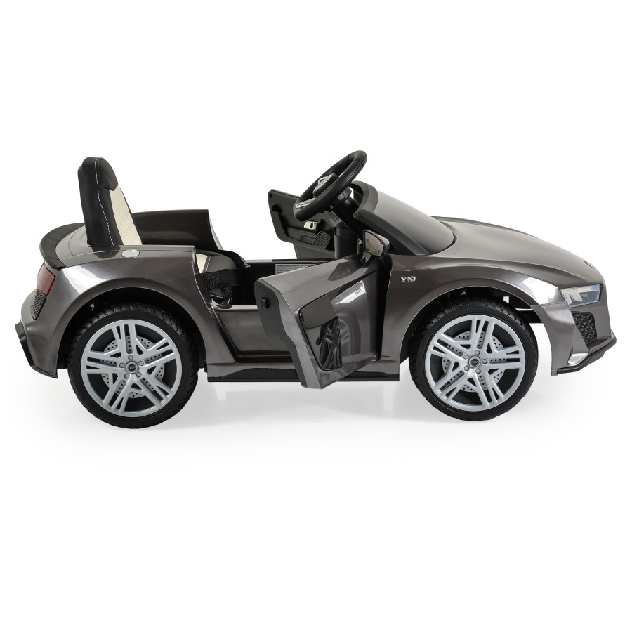 Акумулаторна кола Audi R8 Spyder металик сив