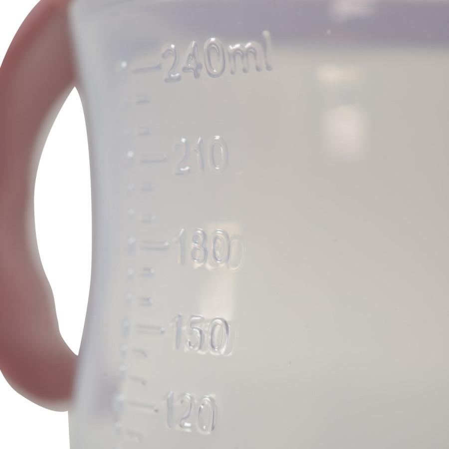 Чаша със сламка 240ml Berry розов C0586 Чаша със сламка 240ml Berry розов C0586