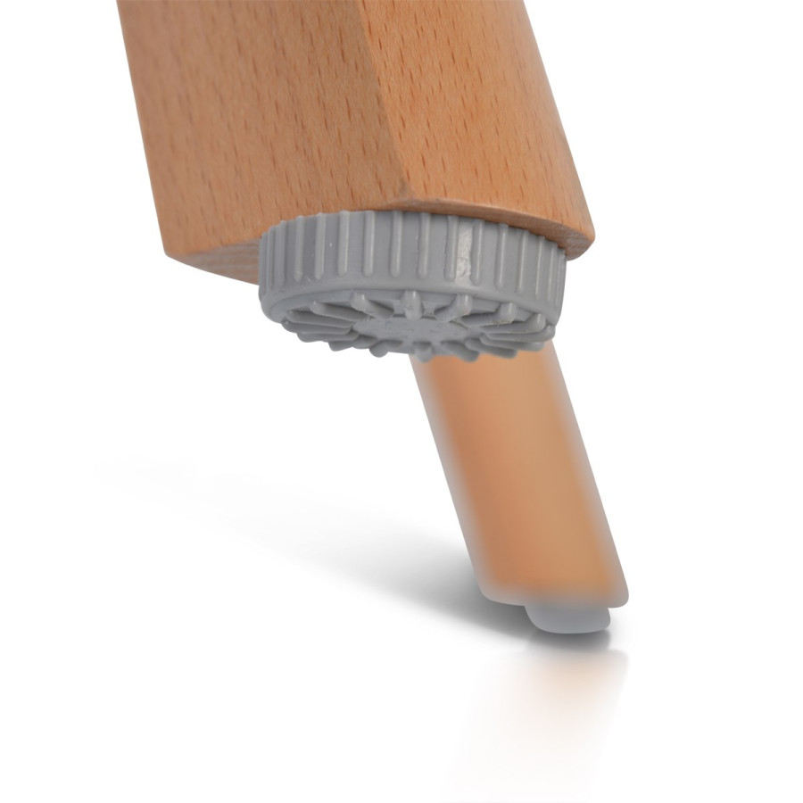 Дървен стол за хранене Hygge розов