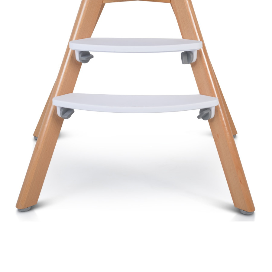 Дървен стол за хранене Hygge розов