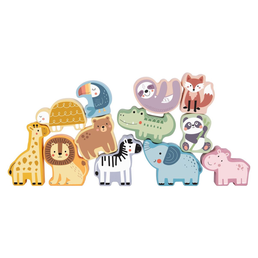 Дървена игра за баланс Animals TJ004