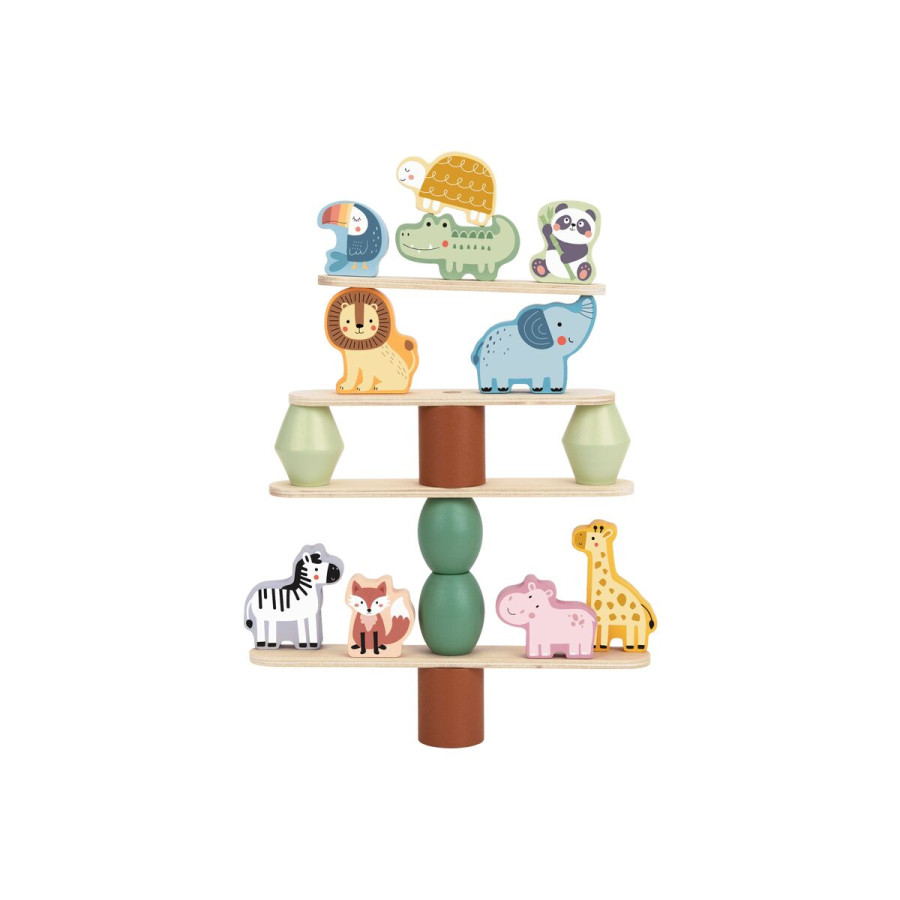 Дървена игра за баланс Animals TJ004