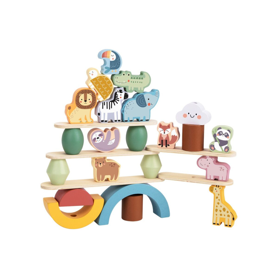 Дървена игра за баланс Animals TJ004