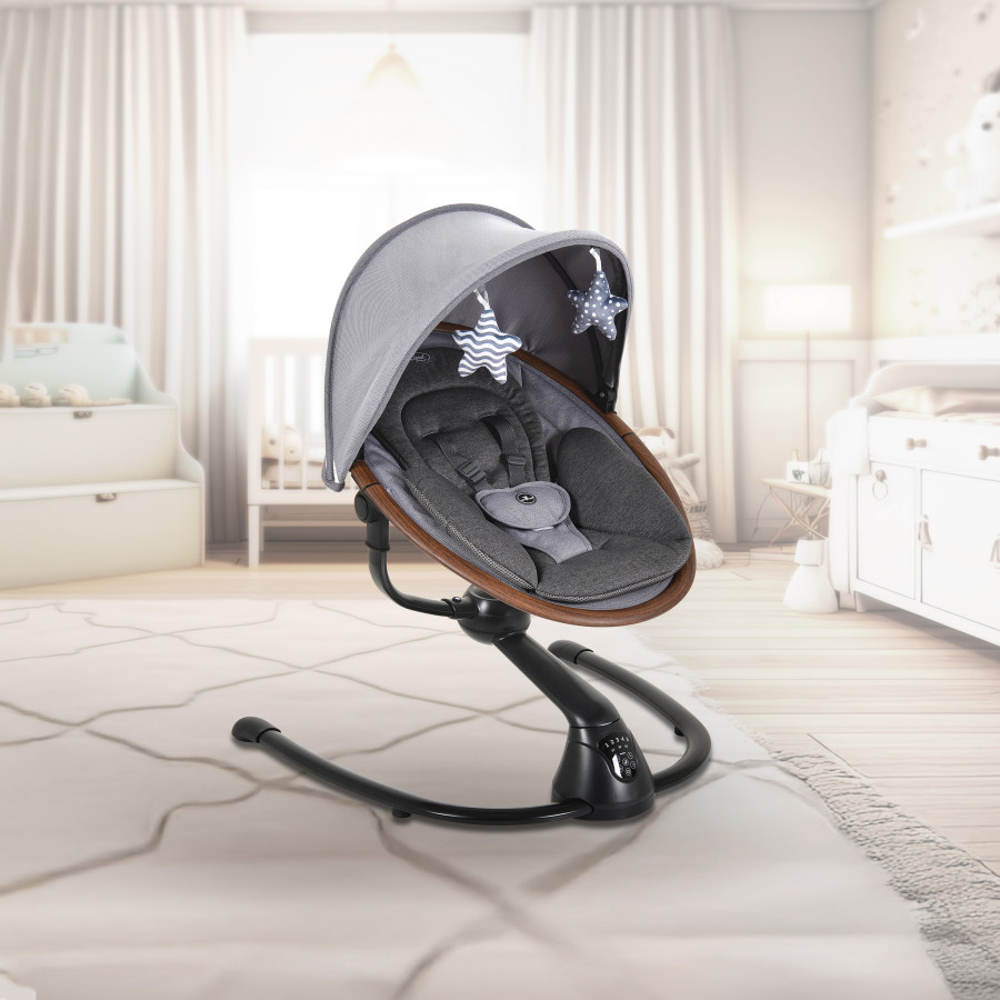 Електрическа люлка Cloud Premium Plus тъмносива