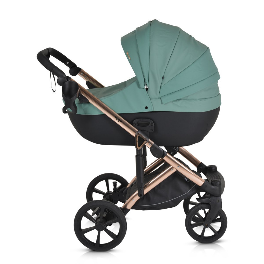 Комбинирана количка 3 в 1 Eggo Emerald Blue