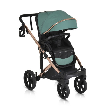 Комбинирана количка 3 в 1 Eggo Emerald Blue