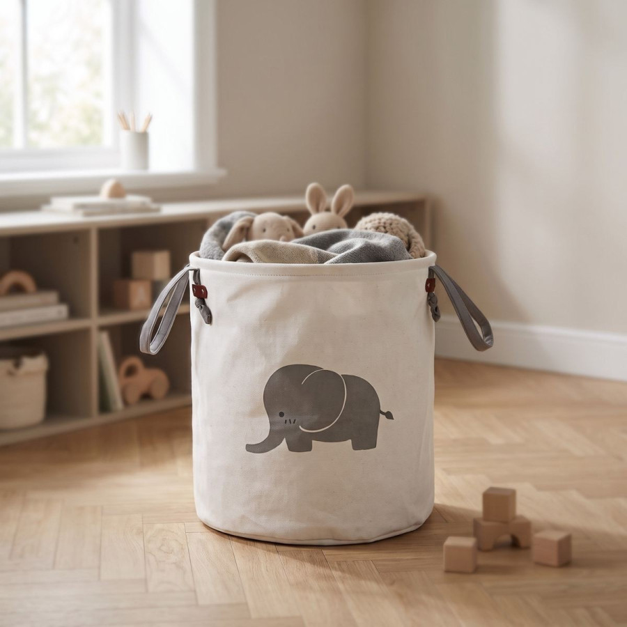 Кош за съхранение на играчки 36x38 см Roro Слон