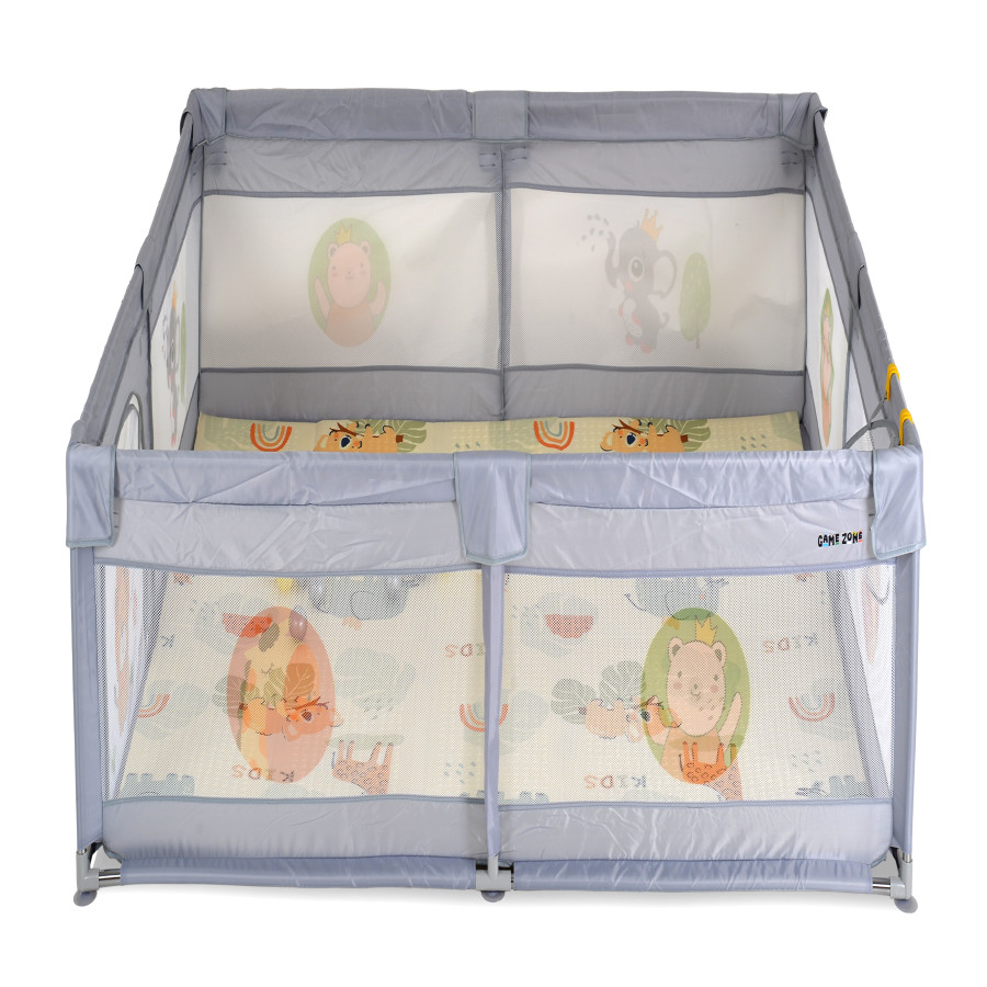 Кошара GameZone 120*120 с аксесоари сив