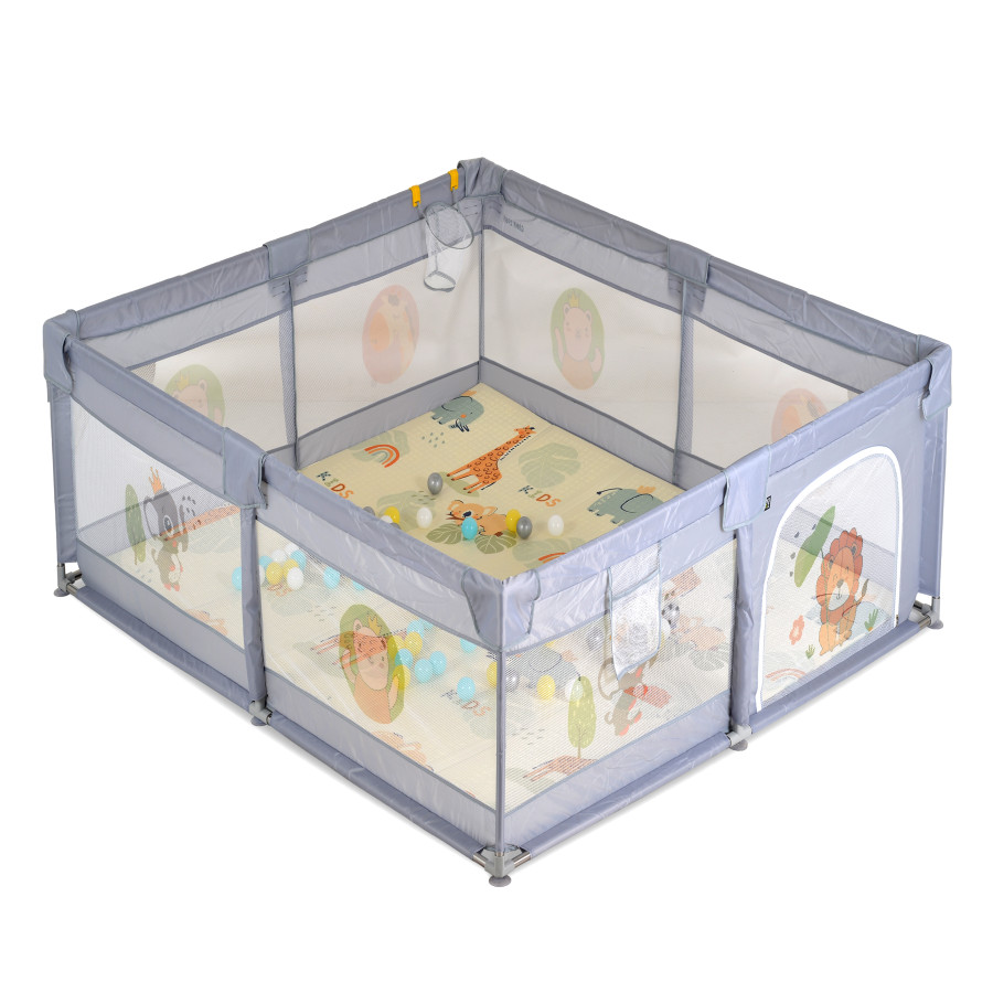 Кошара GameZone 120*120 с аксесоари сив