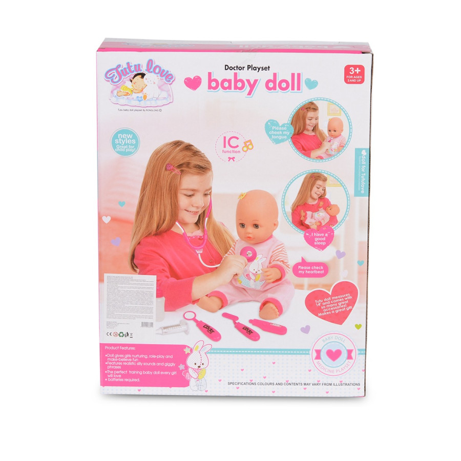 Кукла 36cm с докторски комплект 8100