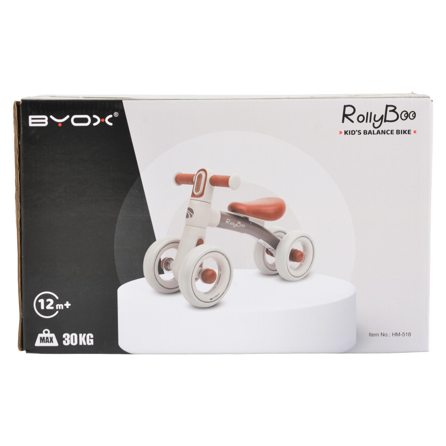 Мини баланс велосипед RollyBoo Pink