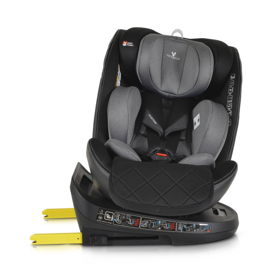 Стол за кола Castor I-size 40-150см сив