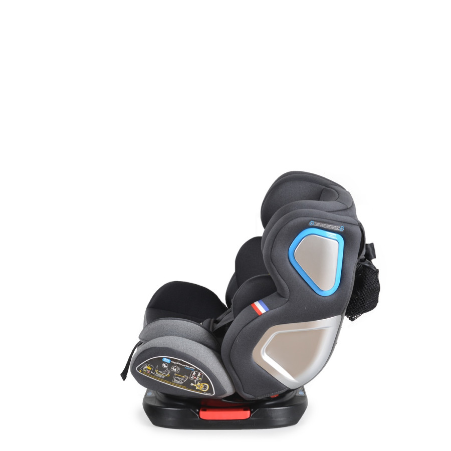 Стол за кола Colonel 360° с Izofix светлосив