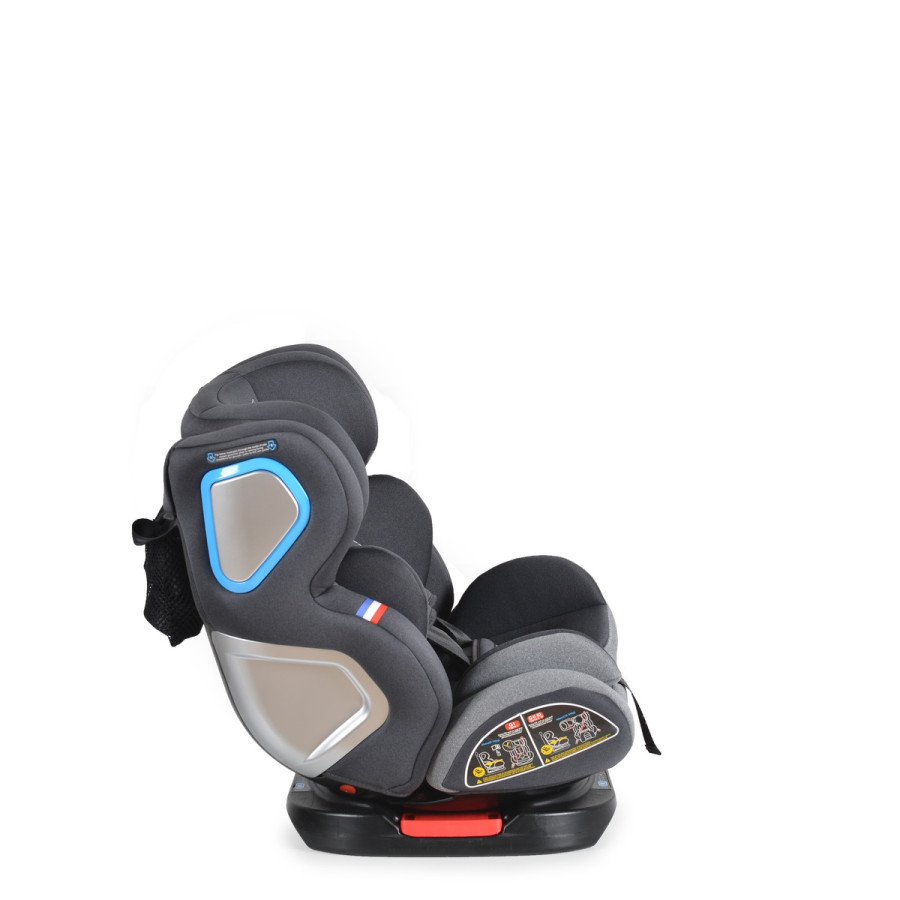 Стол за кола Colonel 360° с Izofix светлосив