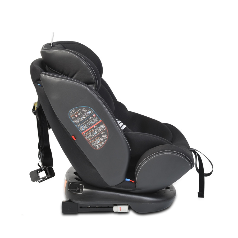 Стол за кола с Isofix система Pilot 360° черен