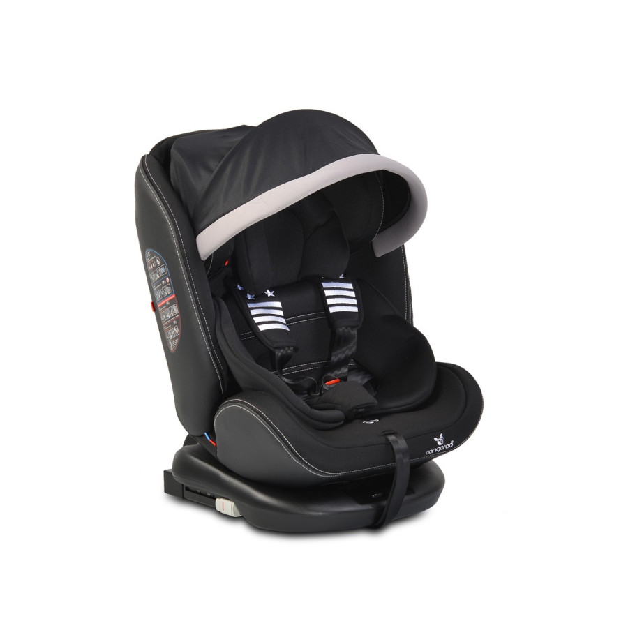Стол за кола с Isofix система Pilot 360° черен