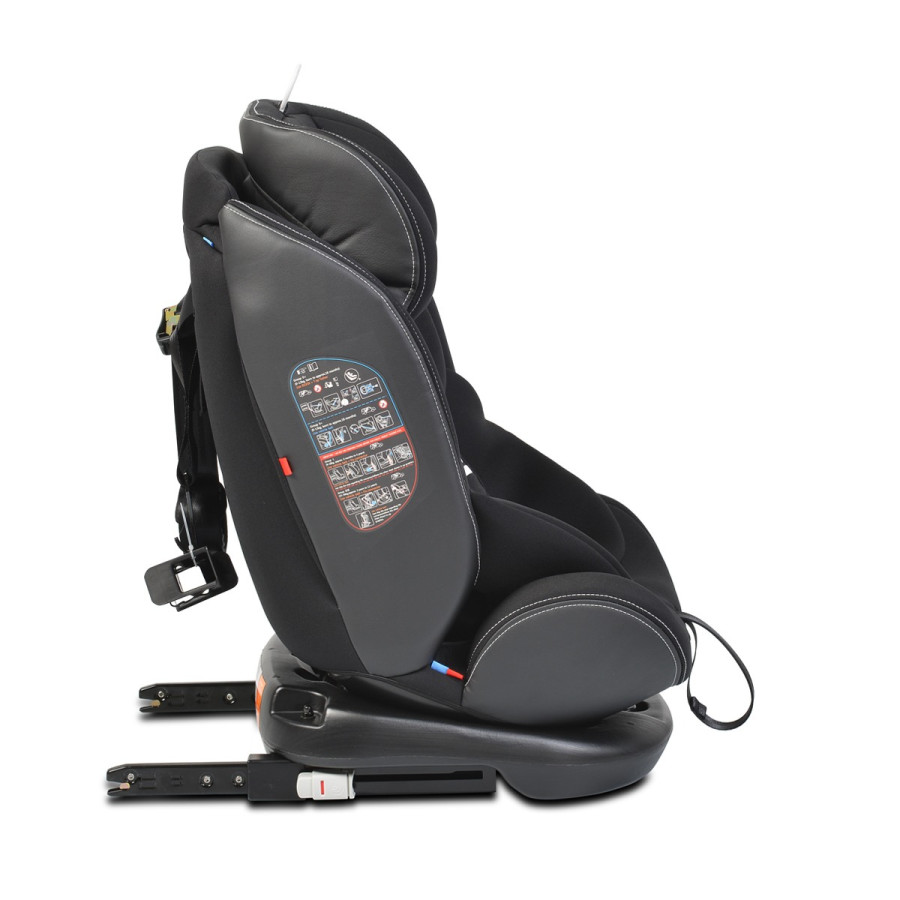 Стол за кола с Isofix система Pilot 360° черен