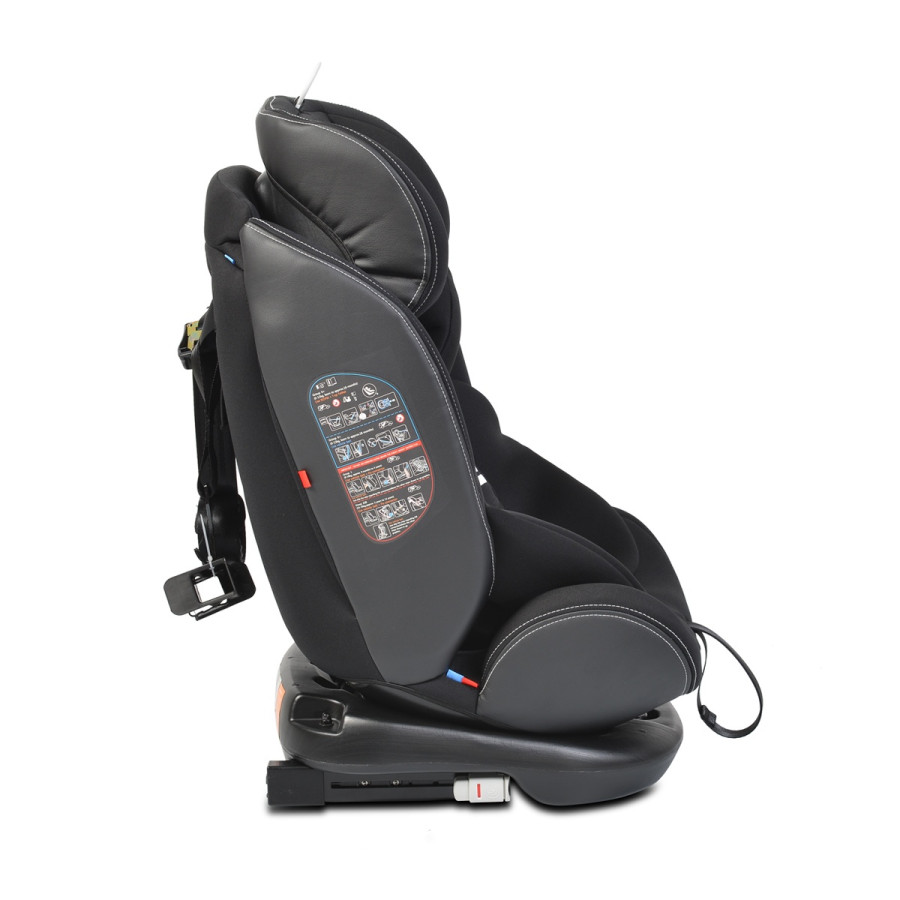 Стол за кола с Isofix система Pilot 360° черен