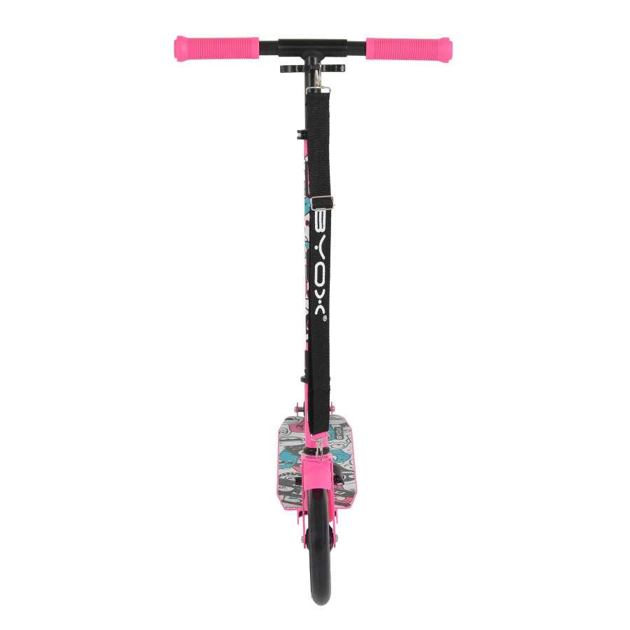 Детска тротинетка Monster розов