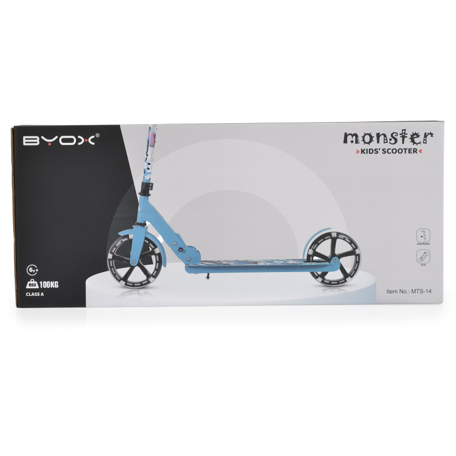 Детска тротинетка Monster розов