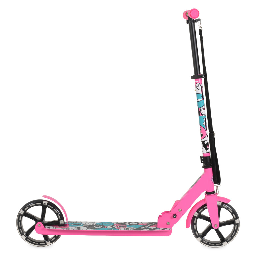 Детска тротинетка Monster розов