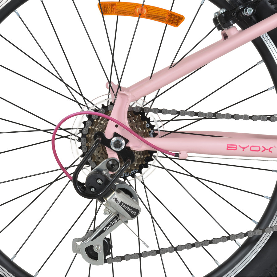 Велосипед със скорости 24" Whizzy Pink