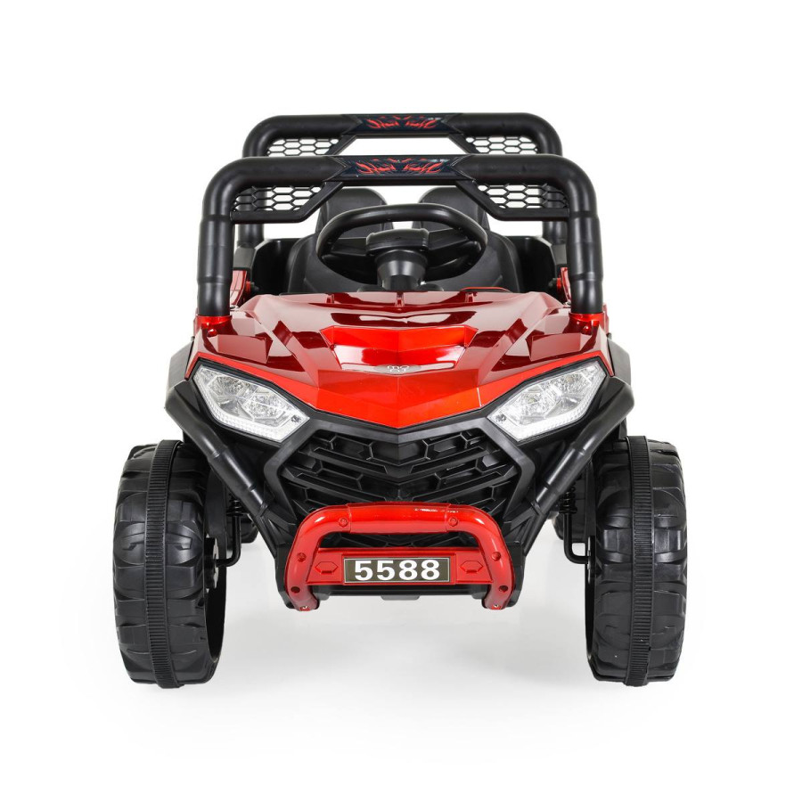 Акумулаторен джип 5588 Fast UTV металик червен