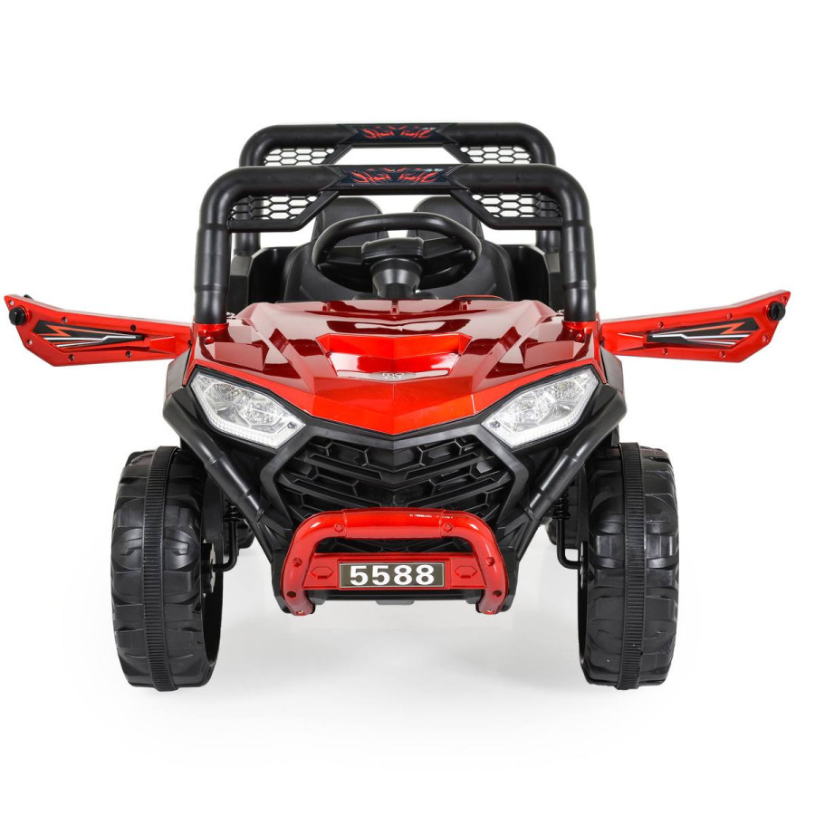 Акумулаторен джип 5588 Fast UTV металик червен