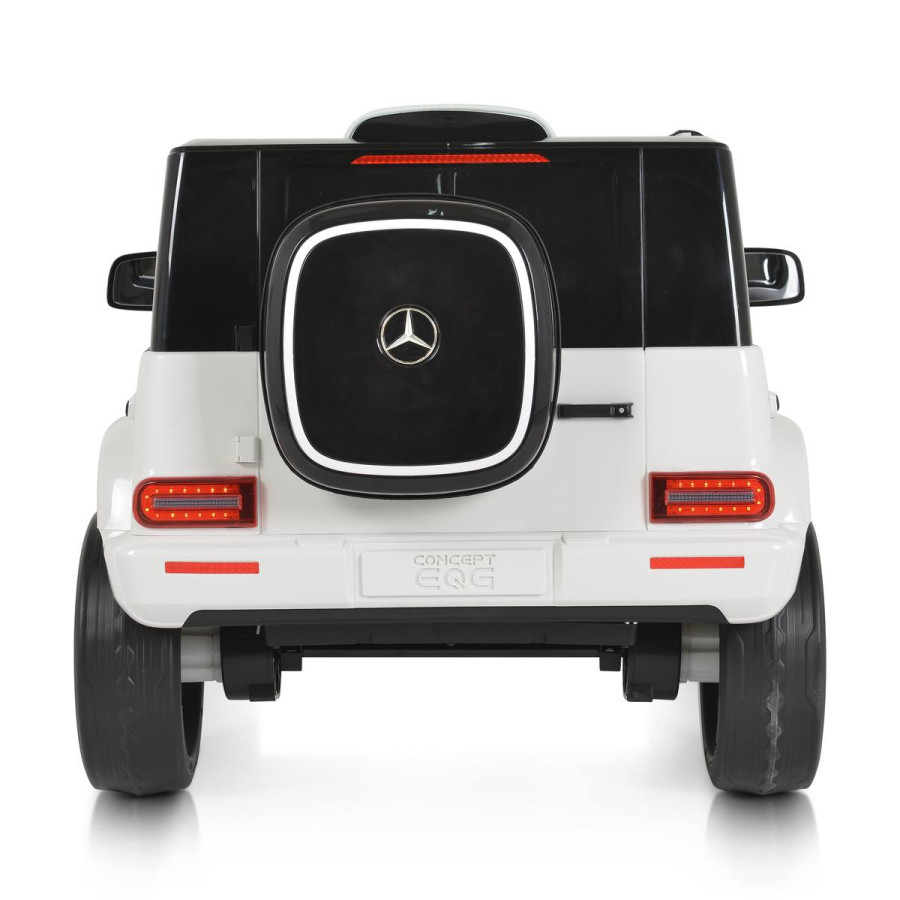 Акумулаторен джип Mercedes-Benz EQG бял