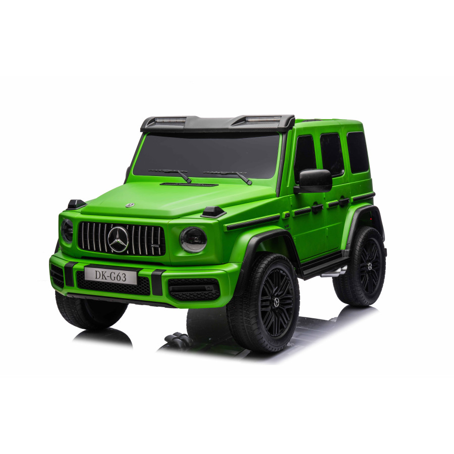 Акумулаторен джип Mercedes G63 4x4 металиково зелен