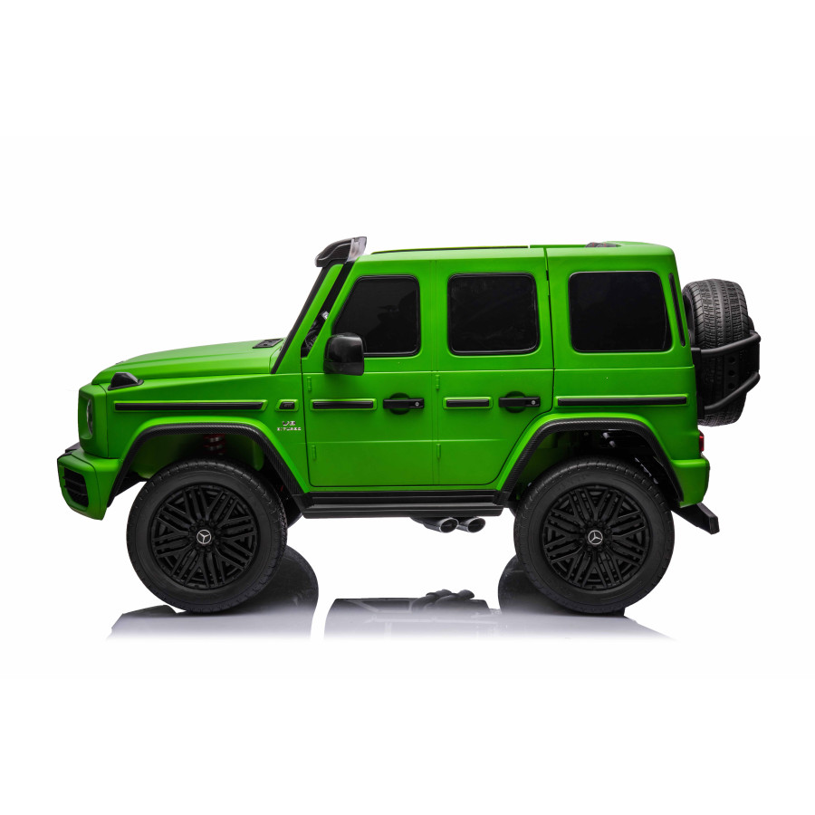 Акумулаторен джип Mercedes G63 4x4 металиково зелен