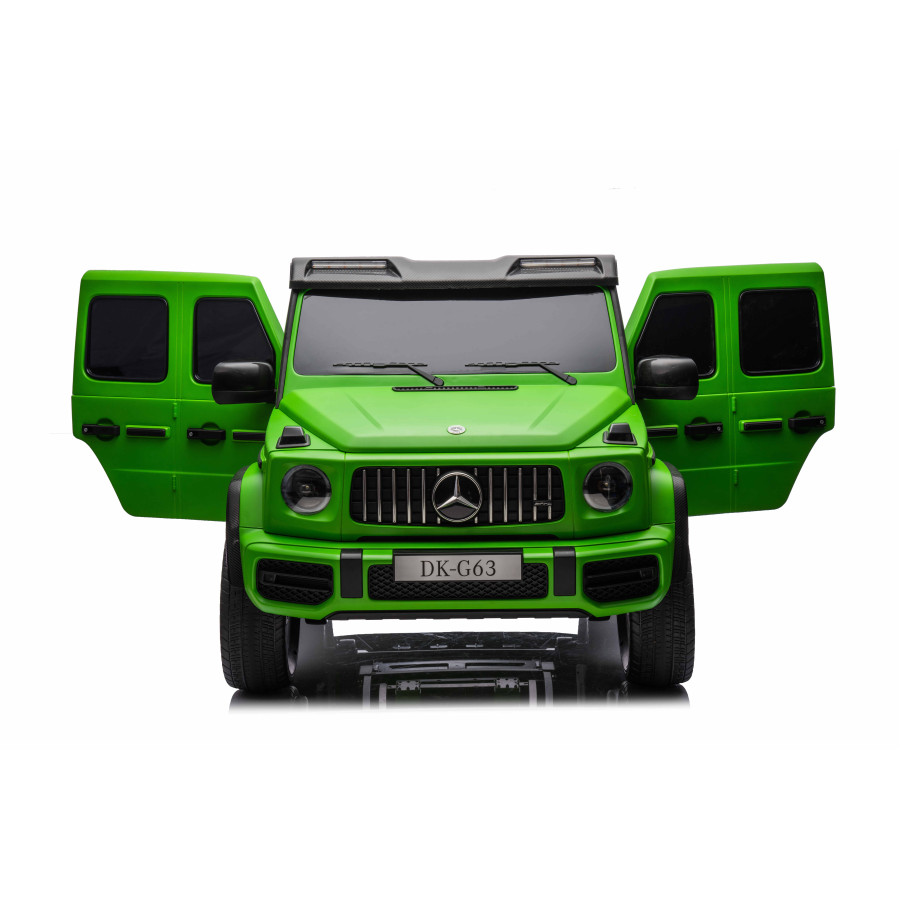 Акумулаторен джип Mercedes G63 4x4 металиково зелен