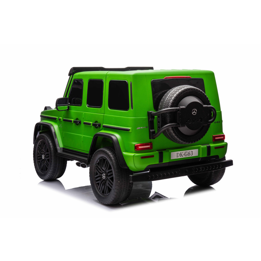 Акумулаторен джип Mercedes G63 4x4 металиково зелен