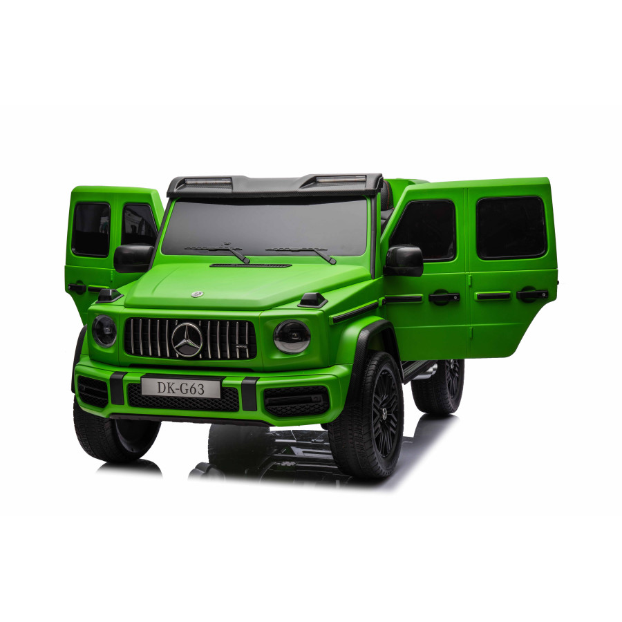 Акумулаторен джип Mercedes G63 4x4 металиково зелен