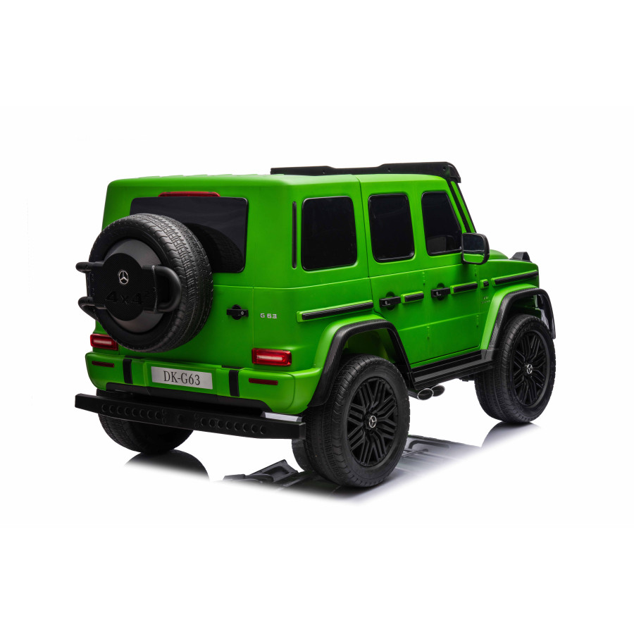 Акумулаторен джип Mercedes G63 4x4 металиково зелен