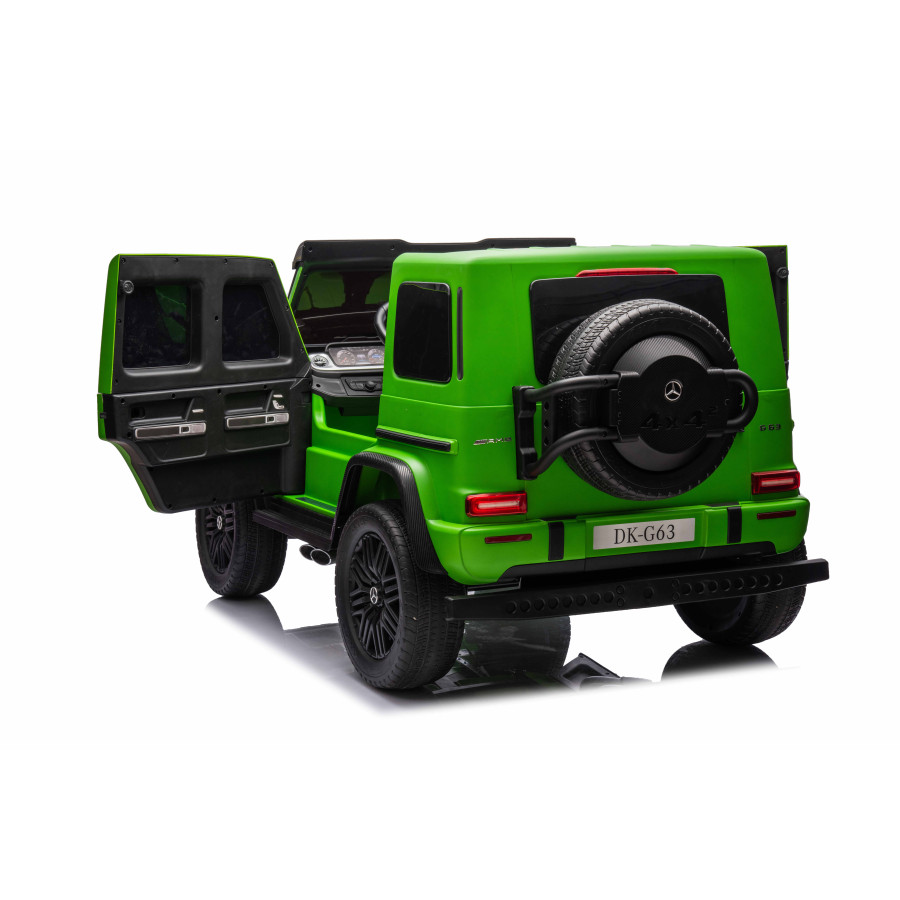 Акумулаторен джип Mercedes G63 4x4 металиково зелен